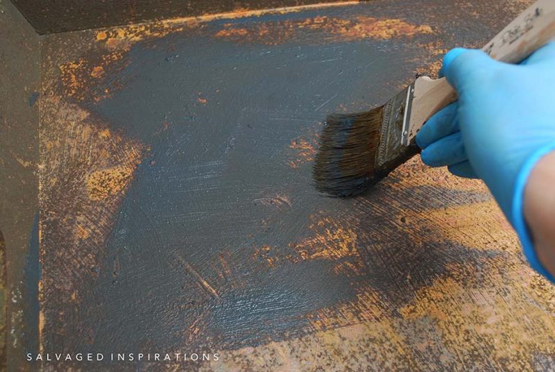 Toning Down Rust Patina