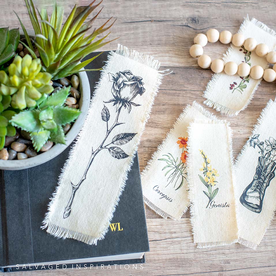 Close Up of Rose DIY Bookmark IG