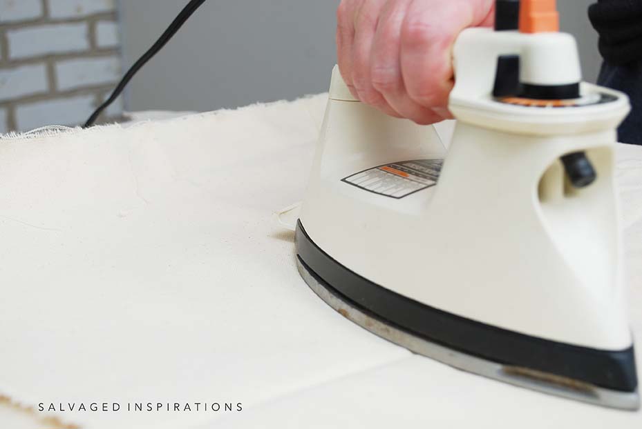 Ironing Scrap Fabric