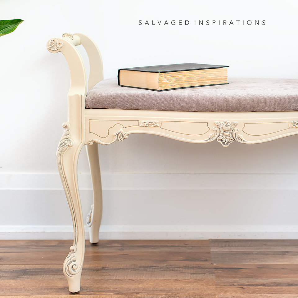 Painted Small Settee Bench IG