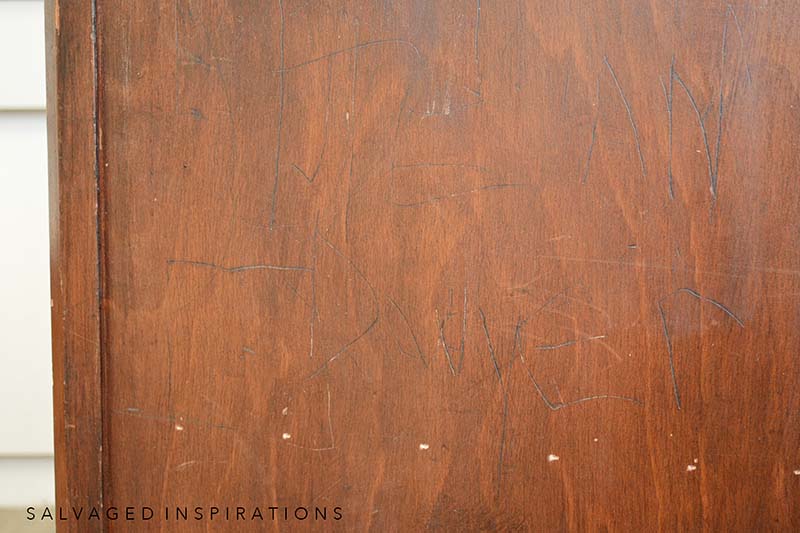 Engraved Name In Dresser