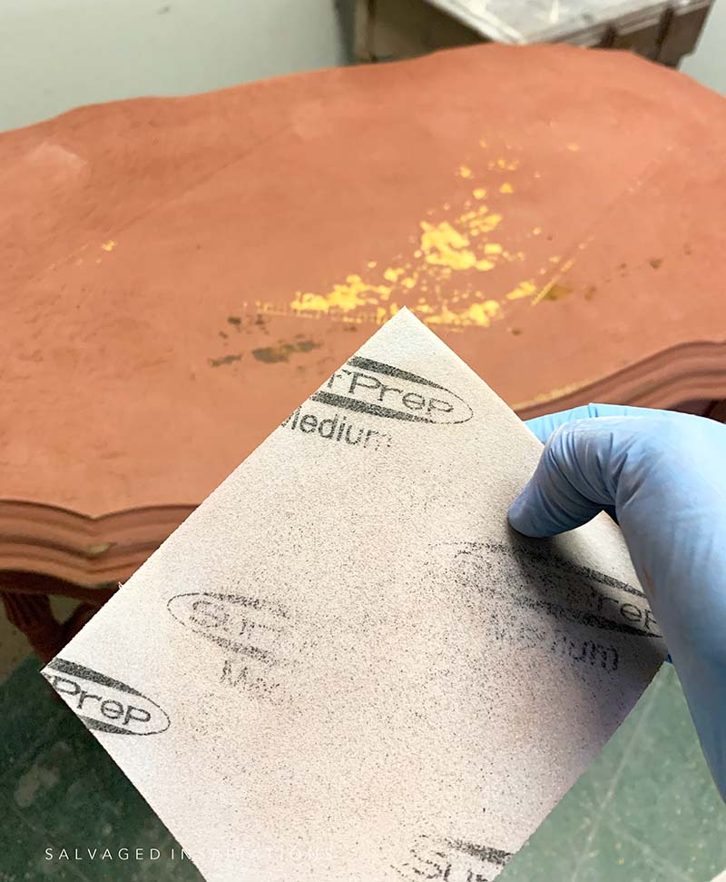 Sanding Off Paint Finish