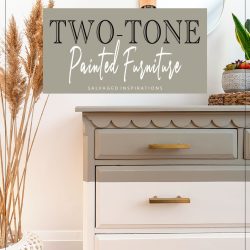 Scalloped Two Tone Dresser TXT