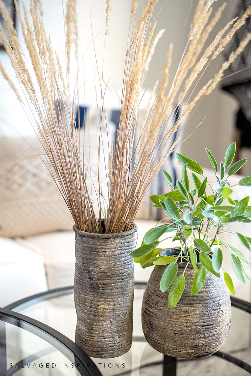 DIY Faux Clay Vases