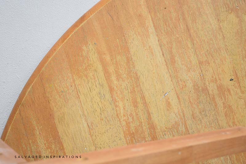 Dining Table Top In Need of Refinishing