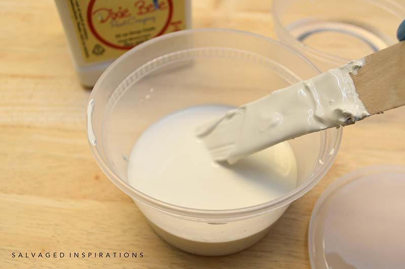 Mixing Paint Wash for Wood