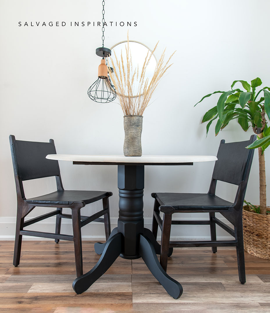 Pedestal Dining Table Makeover