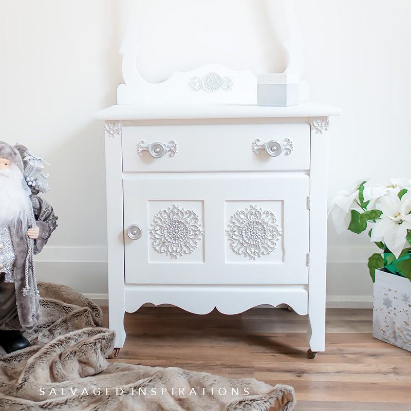Woodubend White Washstand IG