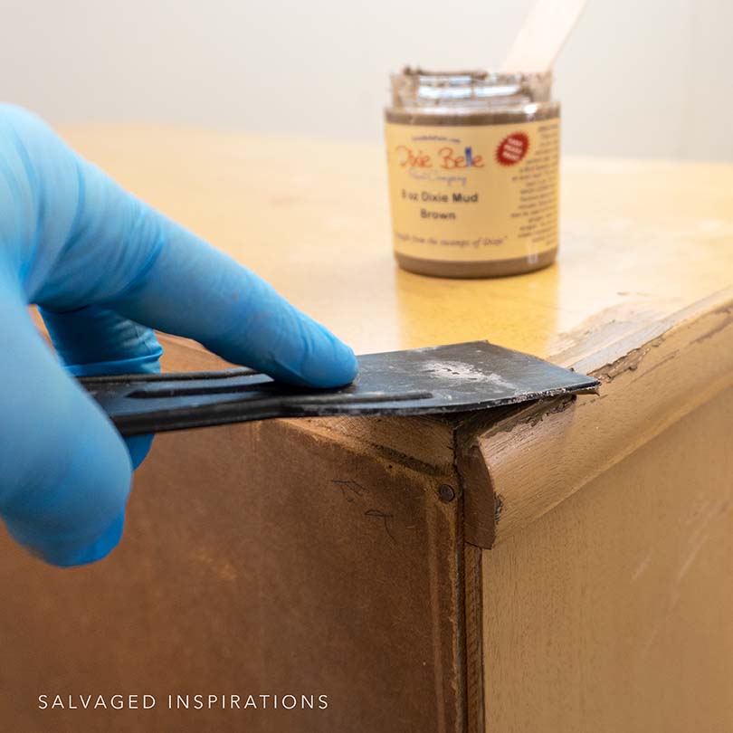 Filling with Wood Filler