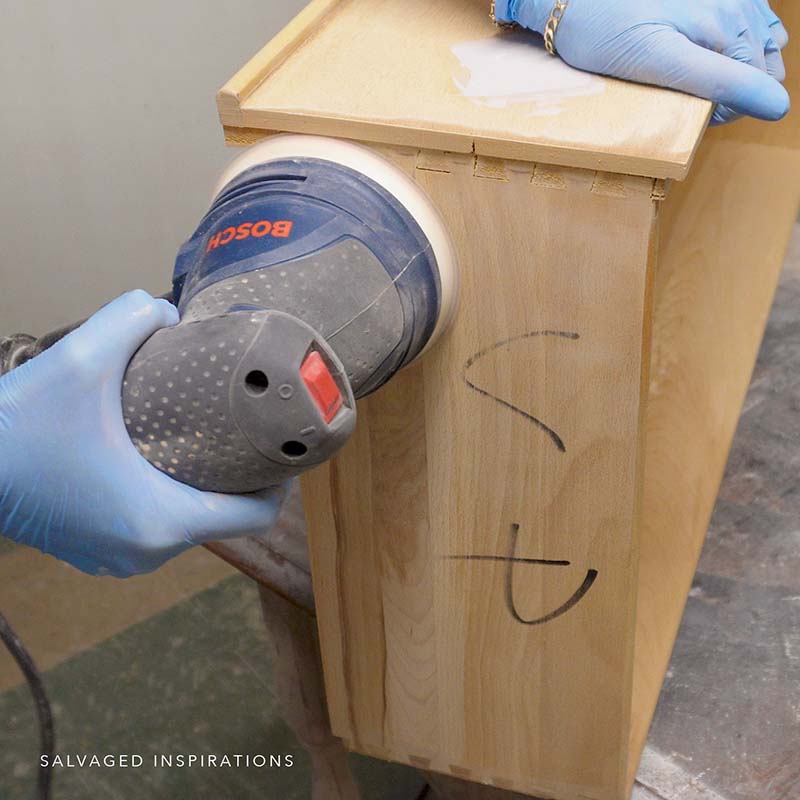 Sanding Initials Off a Drawer