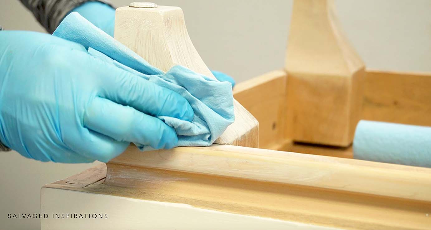 Staining Legs w Au Naturel Stain