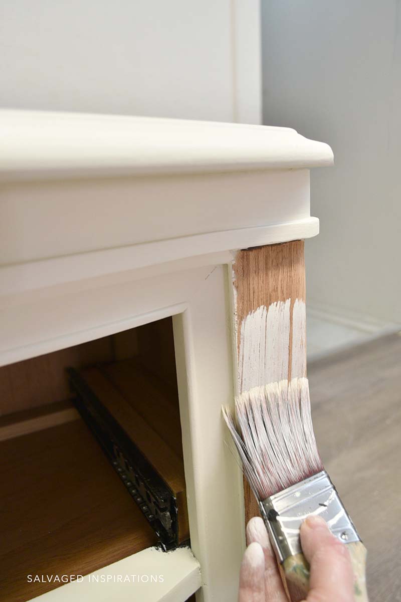 Applying Paint Wash To Wood