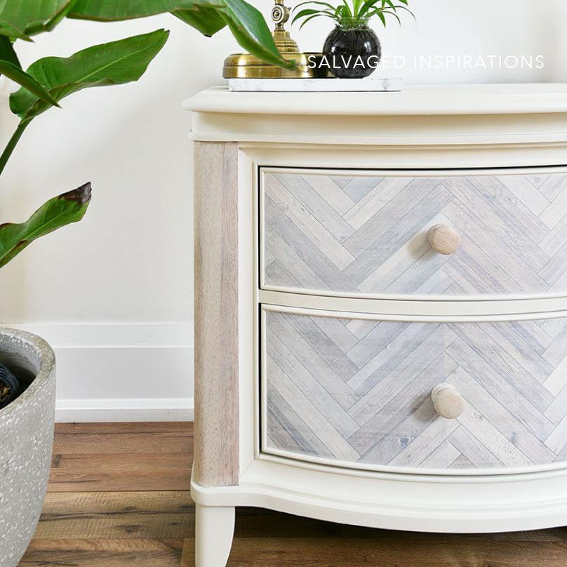 Close Up Of Herringbone Drawers IG