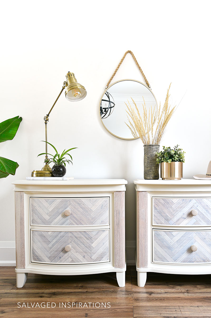 Herringbone Nightstands