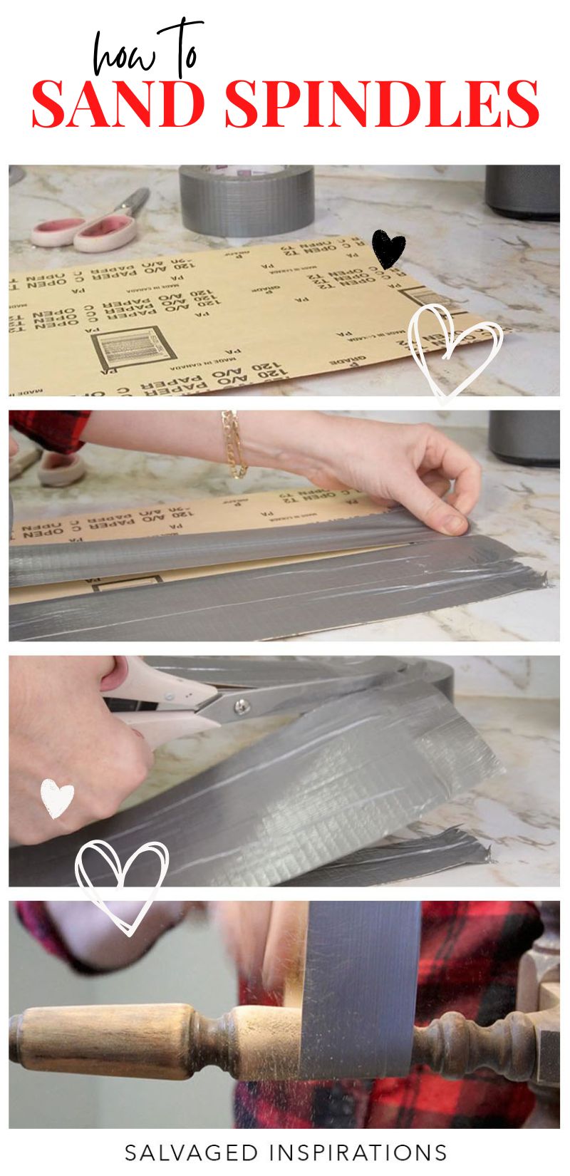 How To Sand Spindles PIN