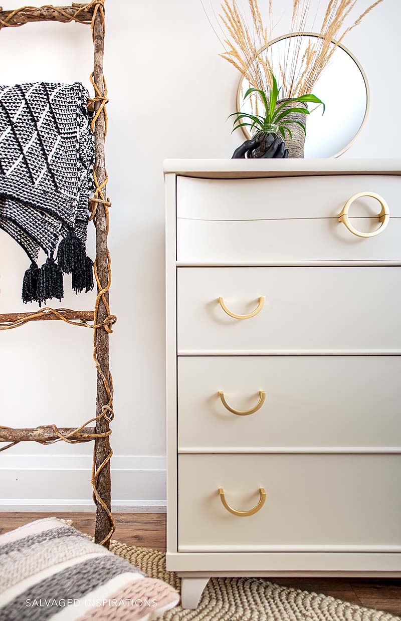 MCM Dresser Painted in Drop Cloth Color