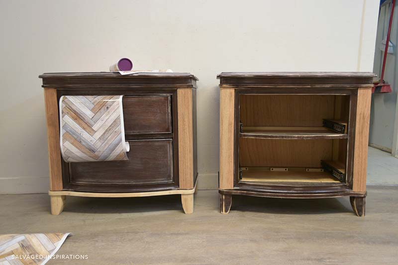 Sanded Nightstand Set