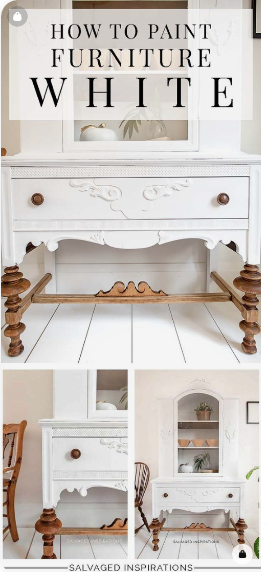 How To Paint Furniture White PIN